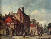 unknow artist European city landscape, street landsacpe, construction, frontstore, building and architecture. 095 Germany oil painting reproduction